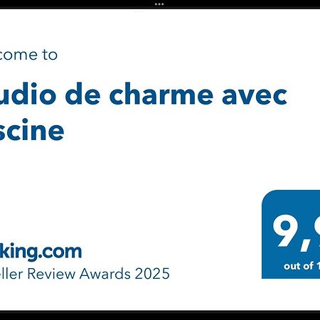 פונטיין-דה-ווקלוז Studio De Charme Avec Piscine מראה חיצוני תמונה